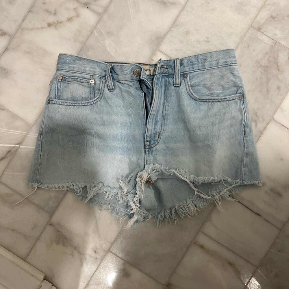 Madewell relaxed denim shorts 28
